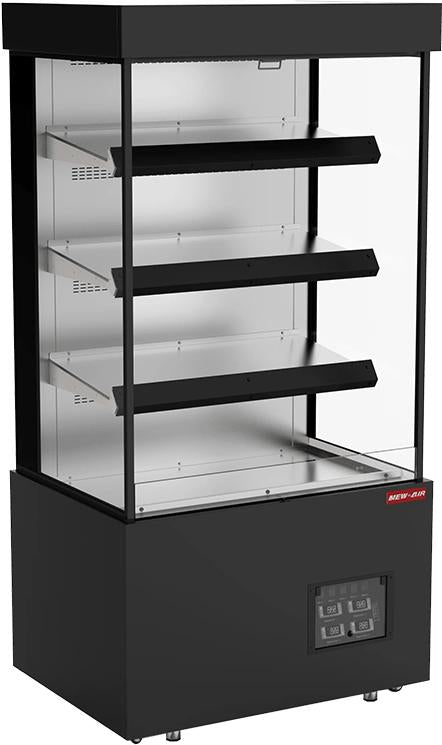 New Air - 40" Heated Vertical Open Merchandiser, Shallow Depth - NOM-40-HT