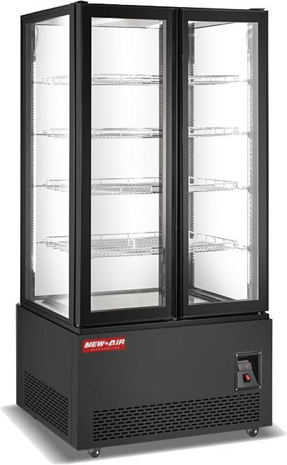 New Air - 40" Upright Glass Display Case Freezer - NUDF-40-S