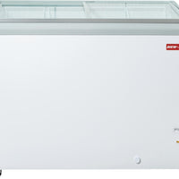 New Air - 41" Flat Glass Ice Cream Freezer with 3 Baskets - NIF-41-FG