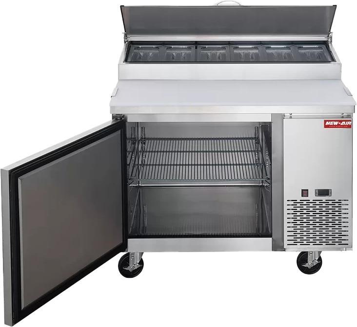 New Air - 44" Refrigerated Pizza Prep Table - NPT-044-PI