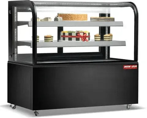 New Air - 48" Curved Glass Refrigerated Display Case - NDC-48-CG