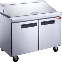 New Air - 48" Mega Top Refrigerated Salad and Sandwich Prep Table - NPT-048-MSA