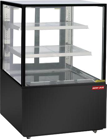 New Air - 48" Square Glass Refrigerated Display Case - NDC-48-SG