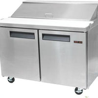 New Air - 48" Two Door Refrigerated Salad and Sandwich Prep Table - NPT-048-SA
