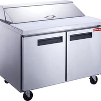 New Air - 48" Two Door Refrigerated Salad and Sandwich Prep Table - NPT-048-SA