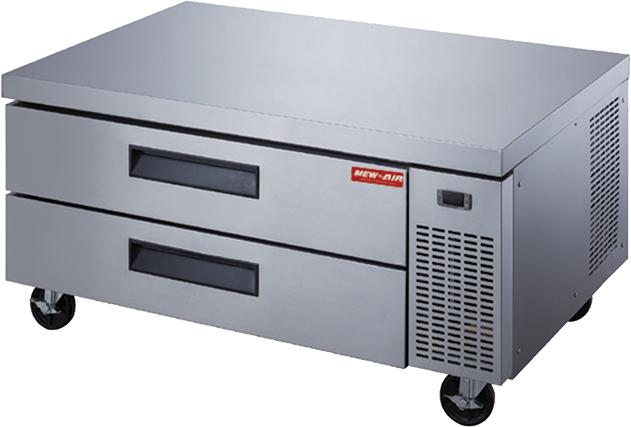 New Air - 48" Two Drawer Refrigerated Chef Base - NCB-048-SS