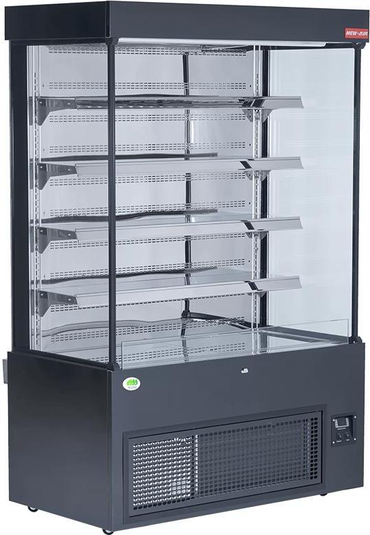 New Air - 52" Refrigerated Vertical Open Merchandiser, Shallow Depth - NOM-52-S