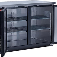 New Air - 60" Double Solid Door Back Bar Cooler - NBB-60-SB
