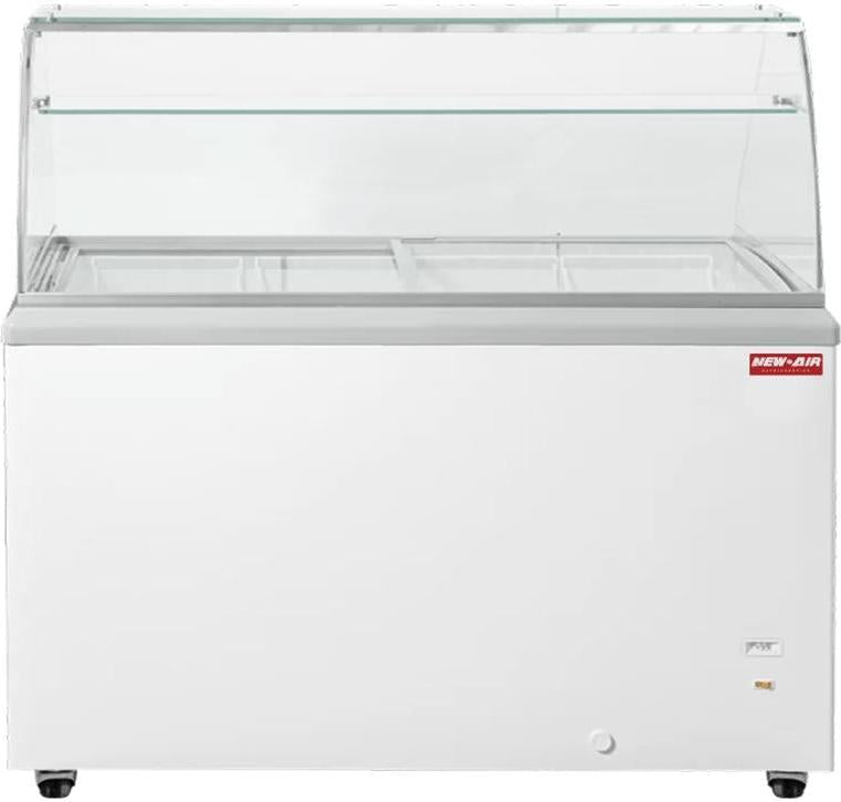 New Air - 60" Ice Cream Dipping Cabinet with 10 Tubs - NIF-60-DC