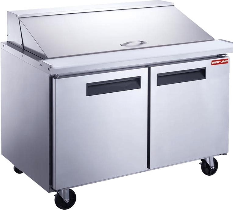New Air - 60" Mega Top Refrigerated Salad and Sandwich Prep Table - NPT-060-MSA