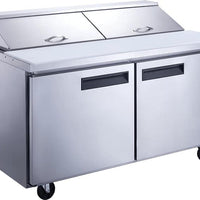 New Air - 60" Two Door Refrigerated Salad and Sandwich Prep Table - NPT-060-SA