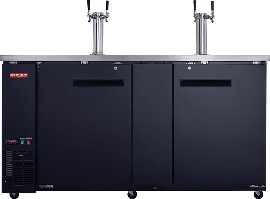 New Air - 69" Solid Door Beer Dispenser - NBD-69-SB
