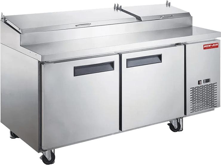 New Air - 70" Refrigerated Pizza Prep Table - NPT-070-PI