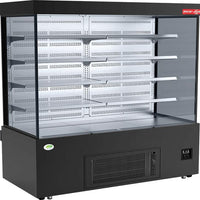 New Air - 71" Refrigerated Vertical Open Merchandiser, Shallow Depth - NOM-71-S