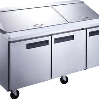 New Air - 72" Mega Top Refrigerated Salad and Sandwich Prep Table - NPT-072-MSA