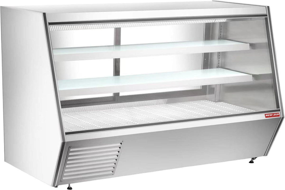 New Air - 84" Gravity Coil Refrigerated Deli Display Case - NDDC-84-GC