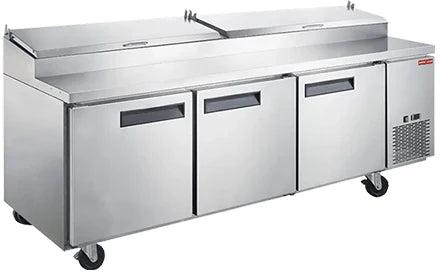 New Air - 90" Refrigerated Pizza Prep Table - NPT-092-PI