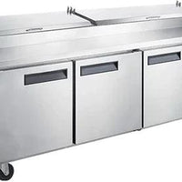 New Air - 90" Refrigerated Pizza Prep Table - NPT-092-PI