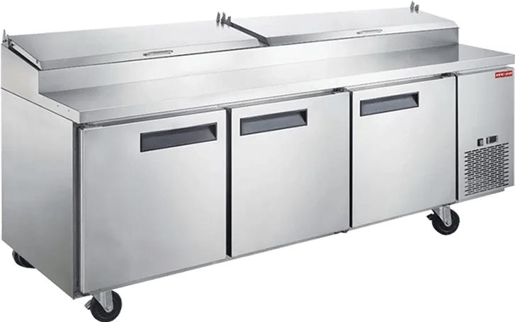 New Air - 90" Refrigerated Pizza Prep Table - NPT-092-PI