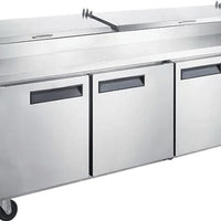 New Air - 90" Refrigerated Pizza Prep Table - NPT-092-PI