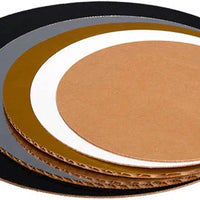 New Method Packaging - 12" Corrugated Baking Circles, 250/bn - CCW12