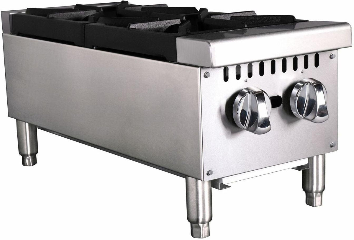 Noriota - 12" 2 Burners Commercial Gas Hot Plate - NHP12 - ETA MID AUGUST