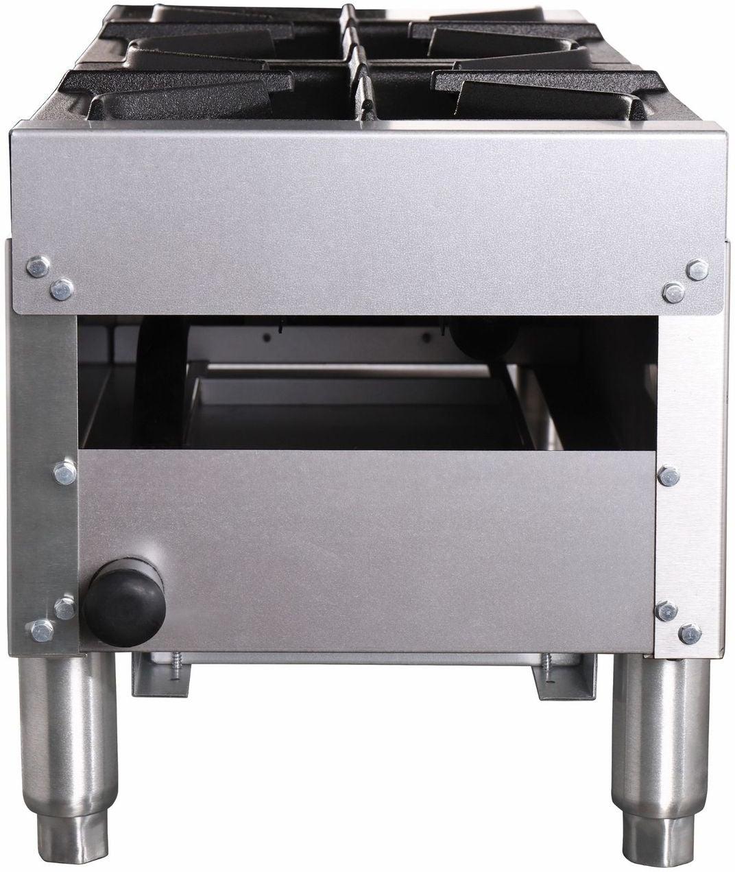 Noriota - 12" 2 Burners Commercial Gas Hot Plate - NHP12 - ETA MID AUGUST