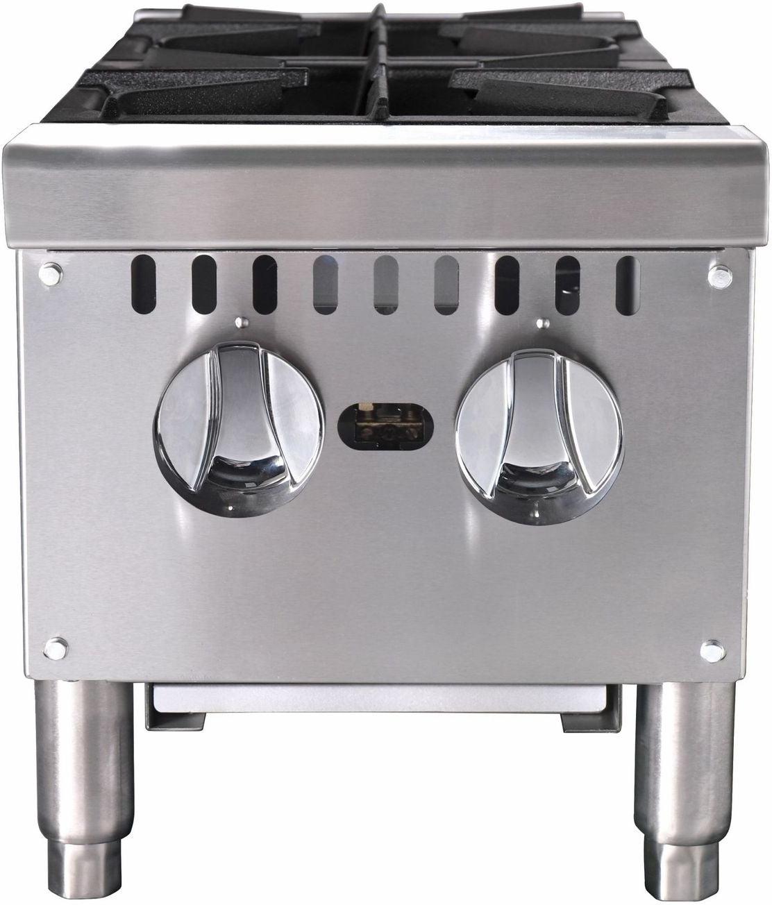 Noriota - 12" 2 Burners Commercial Gas Hot Plate - NHP12 - ETA MID AUGUST