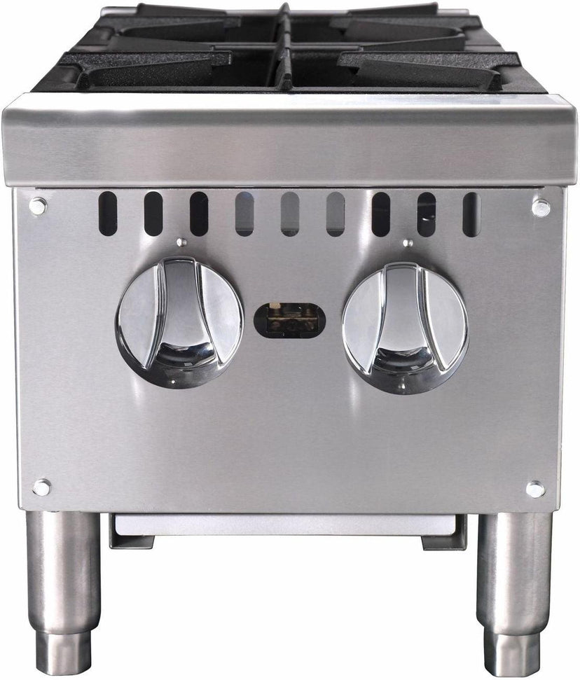 Noriota - 12" 2 Burners Commercial Gas Hot Plate - NHP12