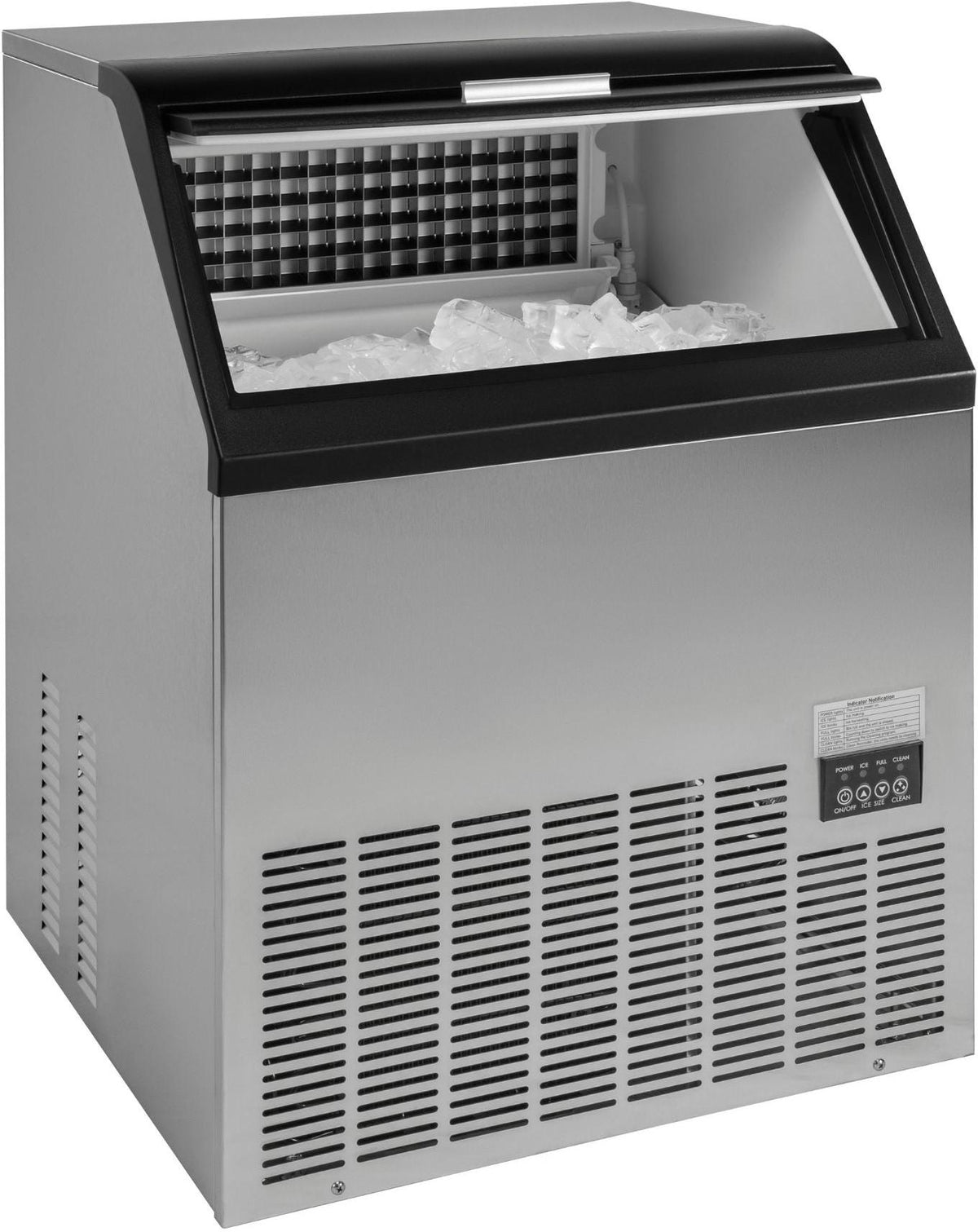 Noriota - 120 lbs Full Cube Undercounter Ice Machine - NI120F
