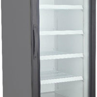 Noriota - 23 Cu Ft Black 1 Glass Door Merchandiser Freezer - NMF23B