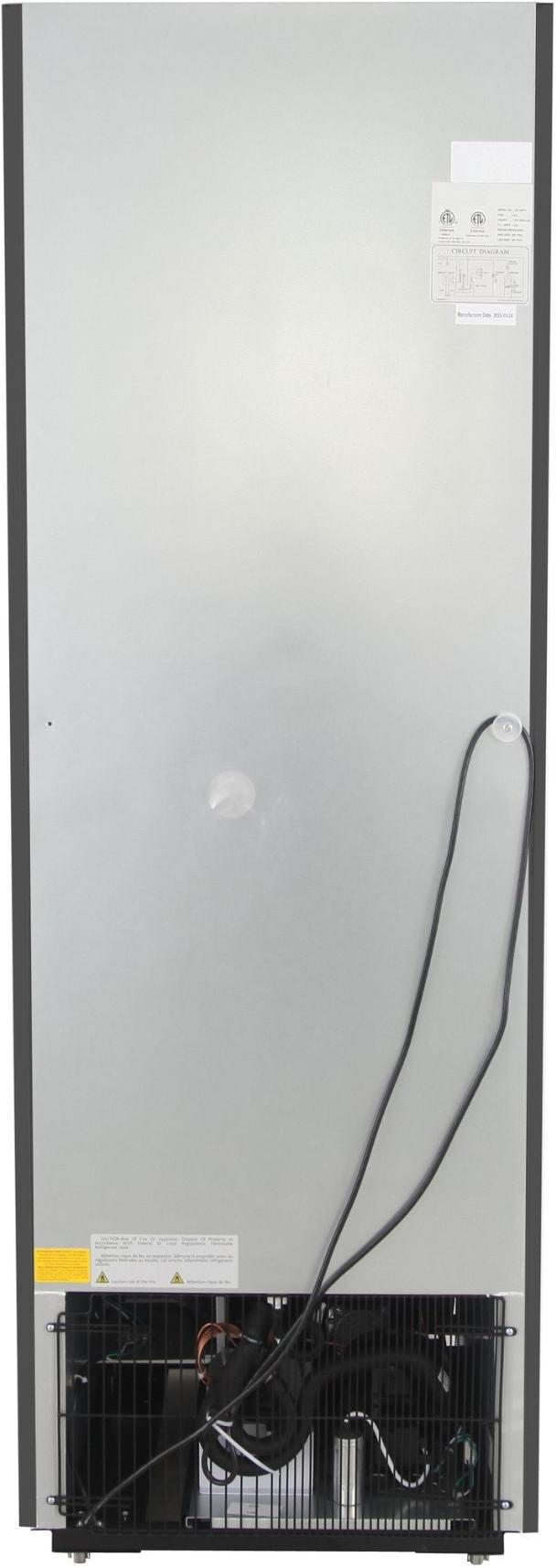 Noriota - 23 Cu Ft Black 1 Glass Door Merchandiser Freezer - NMF23B