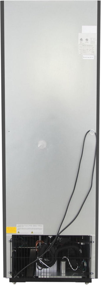 Noriota - 23 Cu Ft Black 1 Glass Door Merchandiser Refrigerator - NMR23B