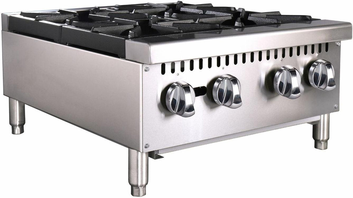 Noriota - 24" 4 Burners Commercial Gas Hot Plate - NHP24 - ETA MID AUGUST