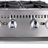 Noriota - 24" 4 Burners Commercial Gas Hot Plate - NHP24 - ETA MID AUGUST