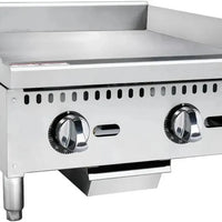 Noriota - 24" Commercial Gas Griddle with Thermostatic Controls - NTG24 - ETA MID AUGUST