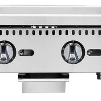 Noriota - 24" Commercial Gas Griddle with Thermostatic Controls - NTG24 - ETA MID AUGUST