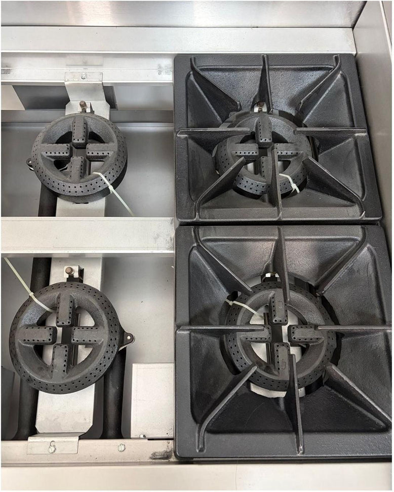 Noriota - 24" Commercial Gas Range with 4 Burners and Oven - NR24 - ETA MID AUGUST