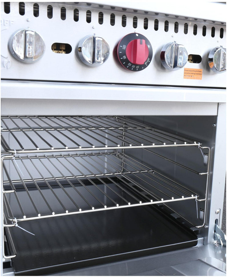Noriota - 24" Commercial Gas Range with 4 Burners and Oven - NR24 - ETA MID AUGUST