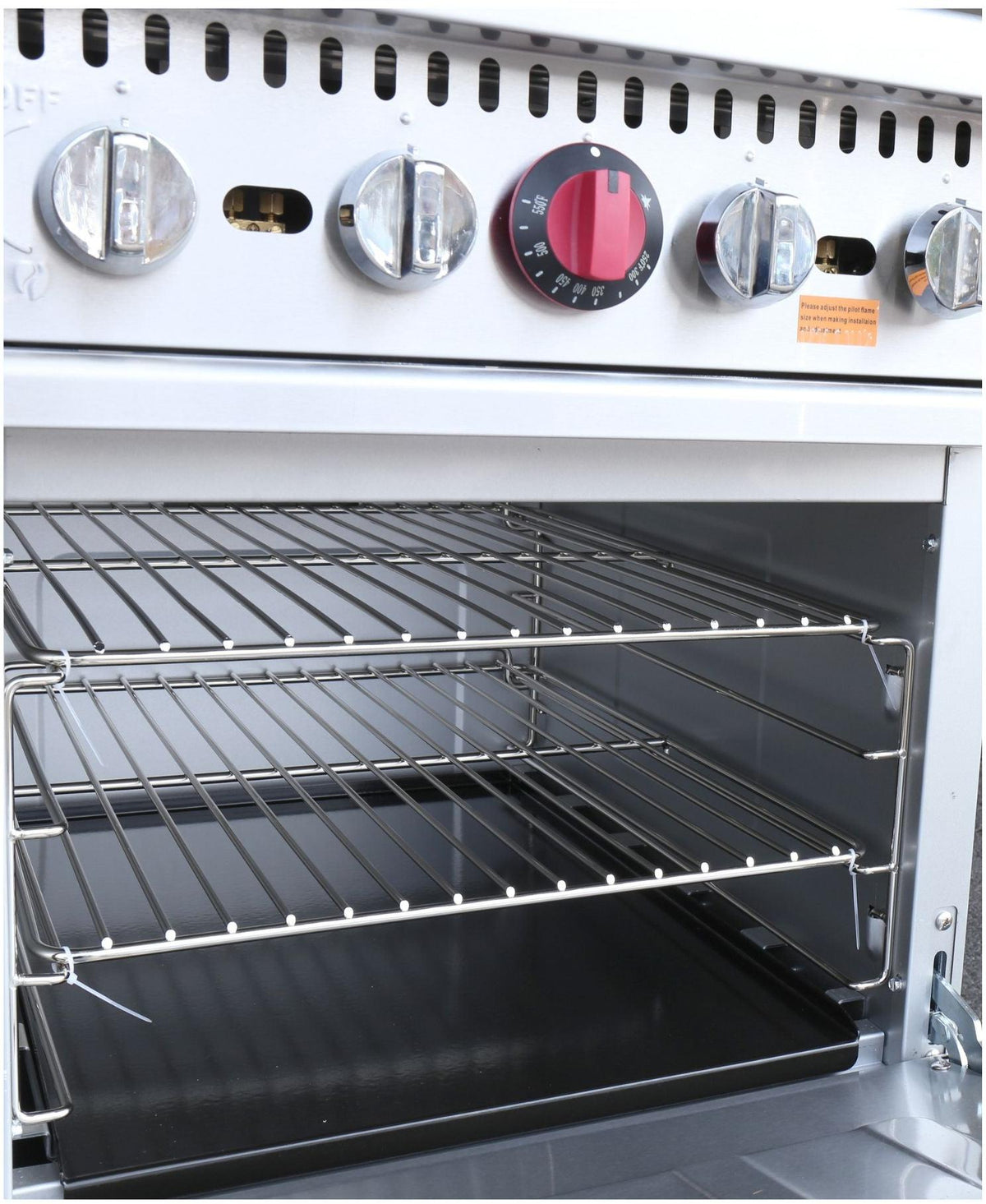 Noriota - 24" Commercial Gas Range with 4 Burners and Oven - NR24 - ETA MID AUGUST