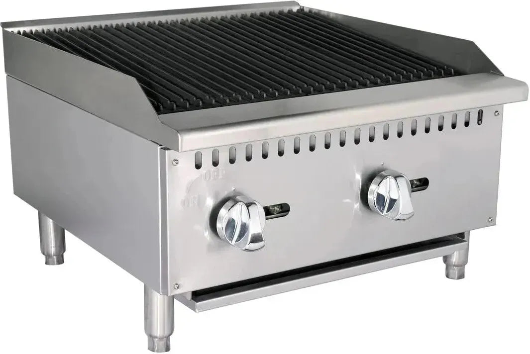 Noriota - 24" Convertible Gas Commercial Radiant Charbroiler - NCB24 - ETA MID AUGUST