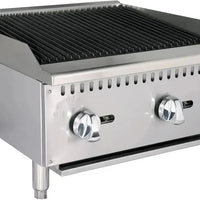 Noriota - 24" Convertible Gas Commercial Radiant Charbroiler - NCB24 - ETA MID AUGUST