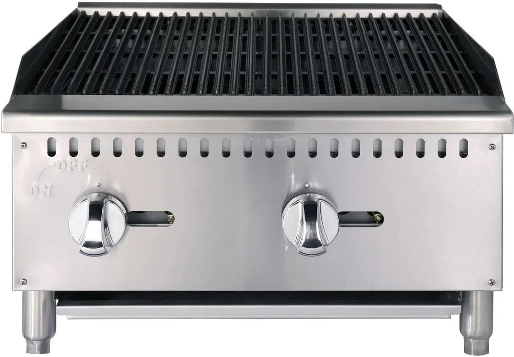 Noriota - 24" Convertible Gas Commercial Radiant Charbroiler - NCB24 - ETA MID AUGUST