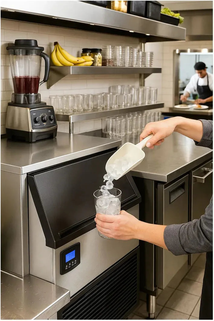 Noriota - 260 lbs Full Cube Undercounter Ice Machine - NI260F