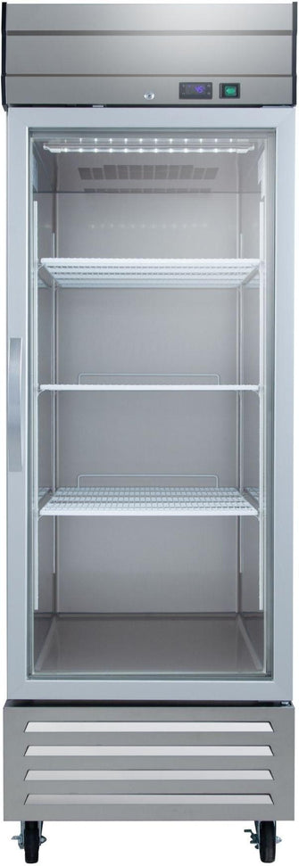 Noriota - 27.2" 1 Glass Door Commercial Reach-In Refrigerator - NR23G