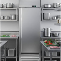 Noriota - 27.2" 1 Solid Door Commercial Reach-In Refrigerator - NR23
