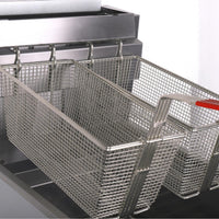 Noriota - 35-40 lbs 3-Tube Commercial Liquid Propane Floor Fryer - NFF3L - ETA MID AUGUST
