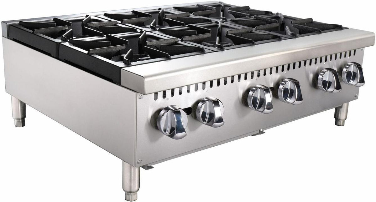 Noriota - 36" 6 Burners Commercial Gas Hot Plate - NHP36 - ETA MID AUGUST