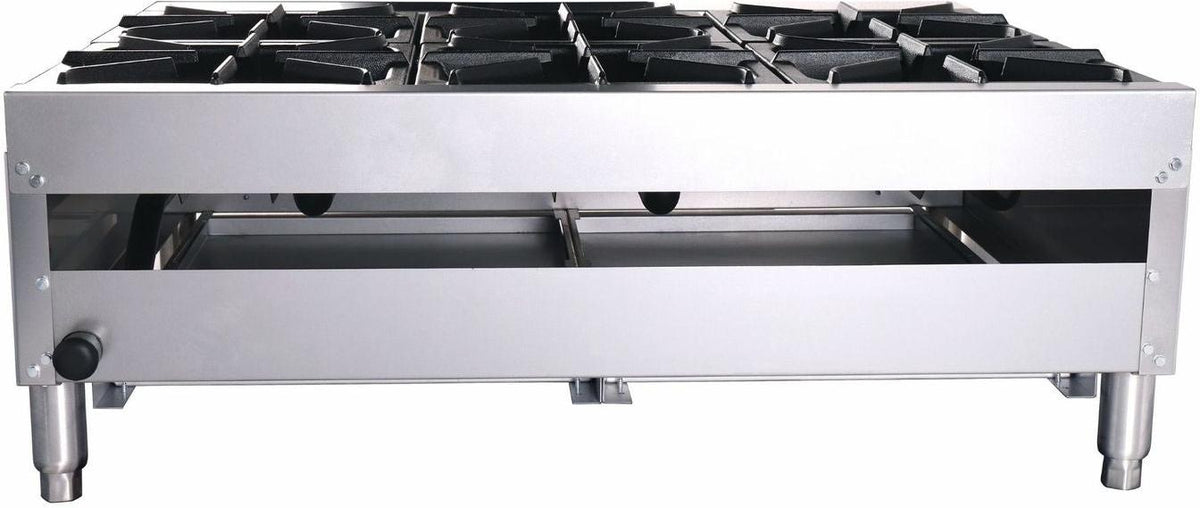 Noriota - 36" 6 Burners Commercial Gas Hot Plate - NHP36 - ETA MID AUGUST