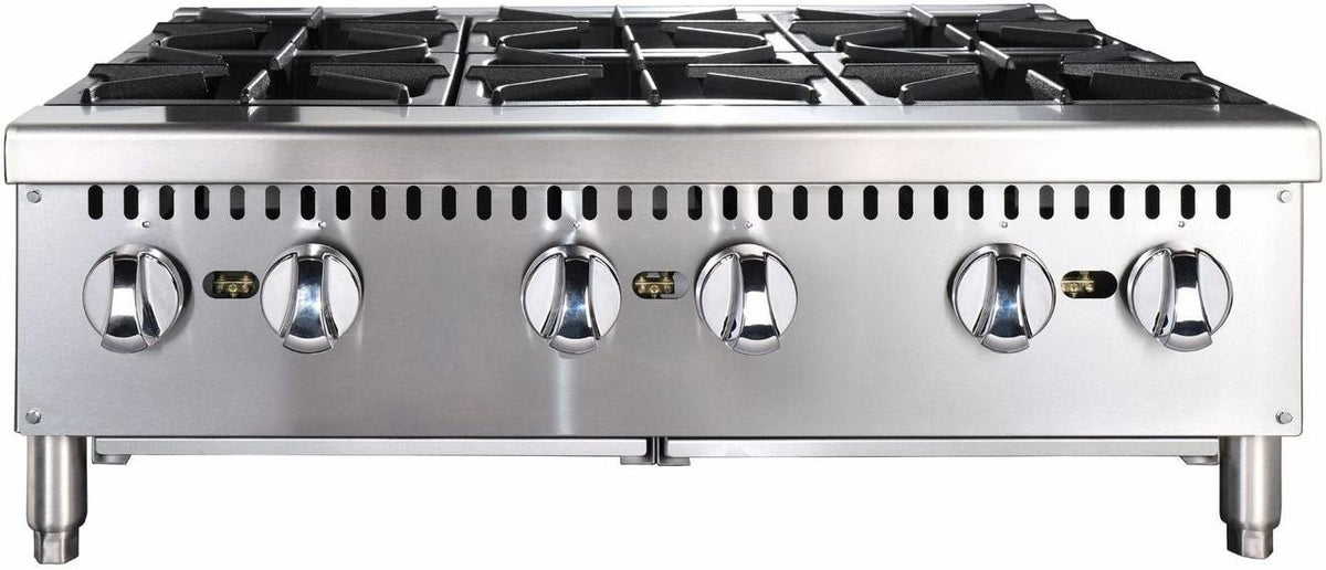 Noriota - 36" 6 Burners Commercial Gas Hot Plate - NHP36 - ETA MID AUGUST